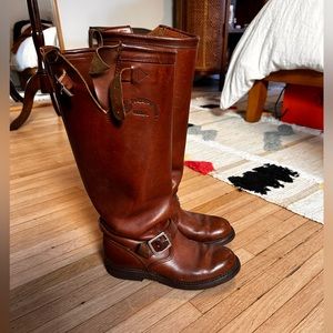 Chippewa Vintage Leather Boots. Tall and durable. Vintage hard to find item.